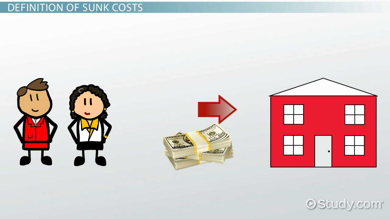 Sunk Costs Definition & Examples Video & Lesson Transcript