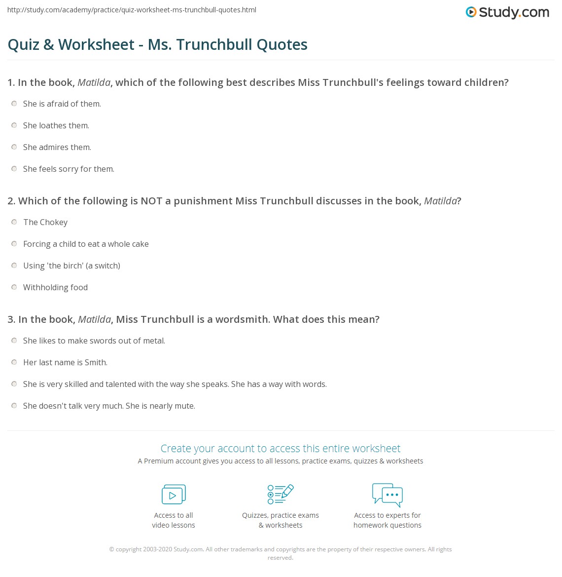 quiz-worksheet-ms-trunchbull-quotes-study