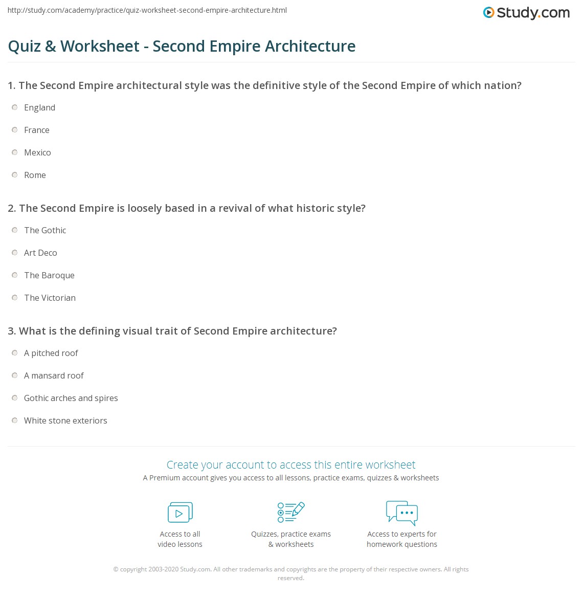 Second Empire Printable