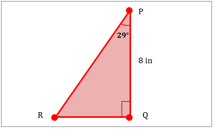 Using a Trigonometric Ratio to Find a Side Length in a Right Triangle ...