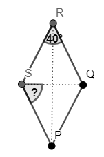 Finding Angle Measures Involving Diagonals of a Rhombus Practice ...