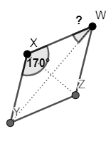 Finding Angle Measures Involving Diagonals of a Rhombus Practice ...