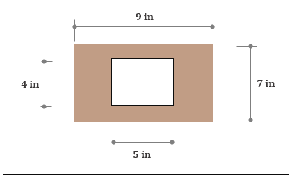 Finding the Area Between Two Rectangles Practice | Geometry Practice ...