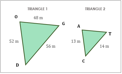 Finding the Missing Side Length Given Two Similar Triangles Practice ...