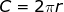circumference of a circle