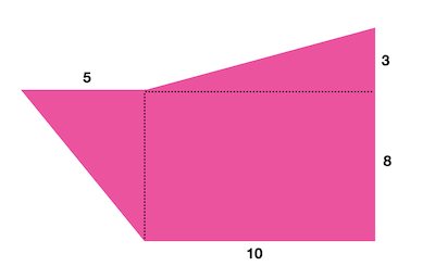 Finding the Area of a Figure Composed of Rectangles & Triangles ...