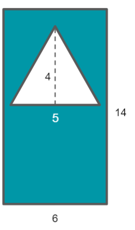 Finding Area Involving Rectangles and Triangles Practice | Geometry ...