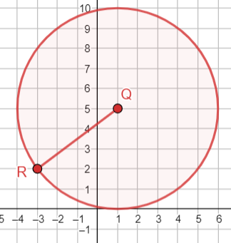 Identifying Features of a Circle Given its Graph Practice | Geometry ...