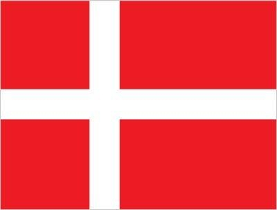 Image of a red flag with a white cross through it