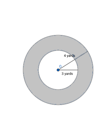 Finding Area Between Two Concentric Circles Practice | Geometry ...