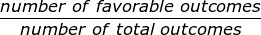 probability of an event occurring