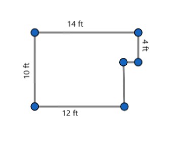 Finding the Area of a Piecewise Rectangular Figure Practice | Geometry ...