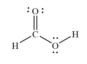 Draw The Lewis Structure For Hcooh Study Com