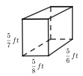 Finding the Volume of a Rectangular Prism with Fractional Edge Lengths ...