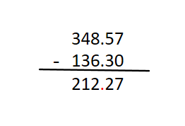 How to Subtract Multi-Digit Decimals Using the Standard Algorithm ...
