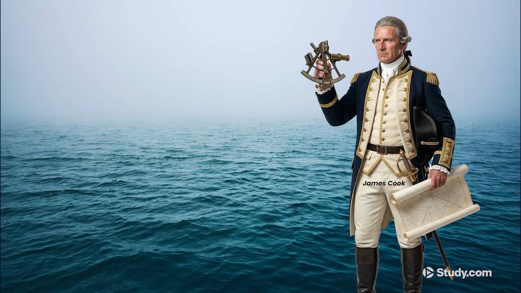 James Cook Math Captain James Cook | Explorations, Discoveries & Oceanography - Lesson ...