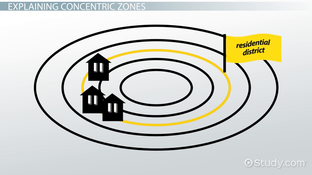 Concentric Zone Model Theory Definition Examples Video Lesson