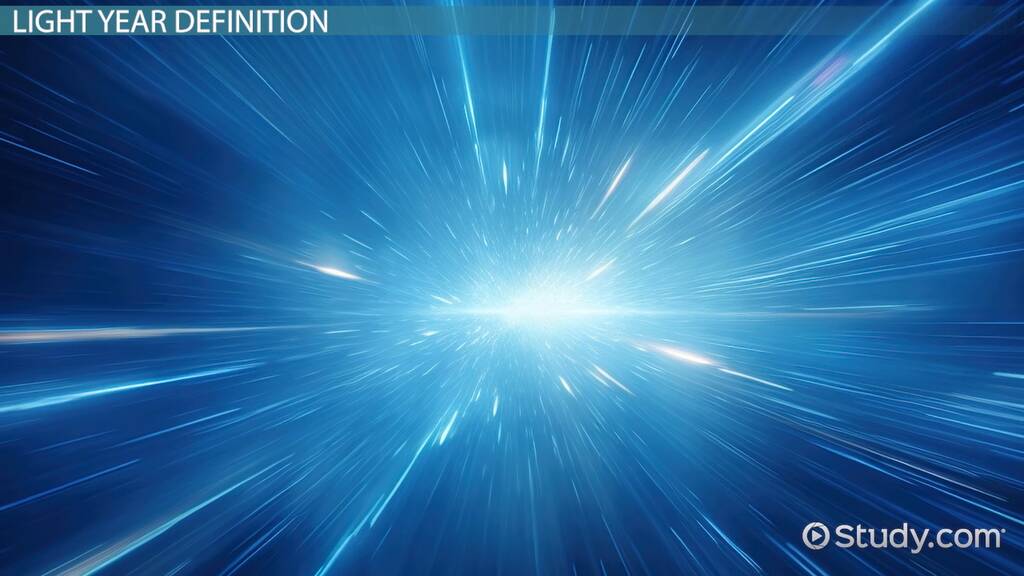 Light Year Definition Length Measurement Video Study