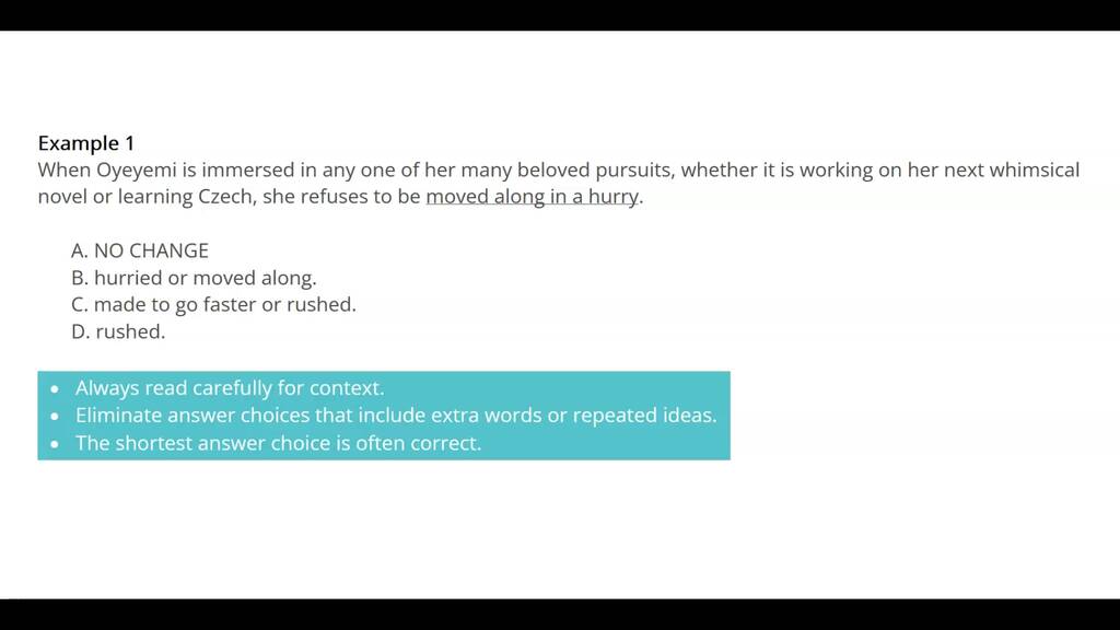 Avoiding Extra Words | Study.com ACT& English Test Prep - Lesson ...