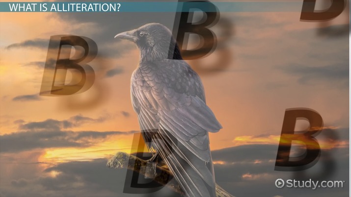 ALLITERATION IN THE RAVEN BY E A POE visual data 5