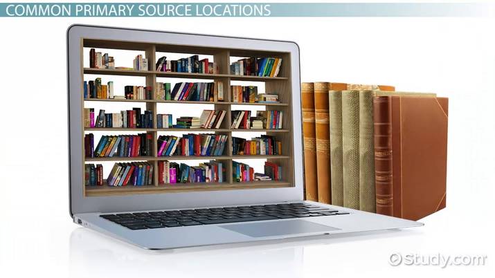 Where to Find Primary Sources: Helping Students with Research - Lesson ...