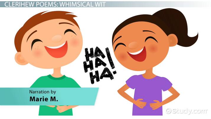 Clerihew Poems | Overview, Examples & Origin - Lesson | Study.com